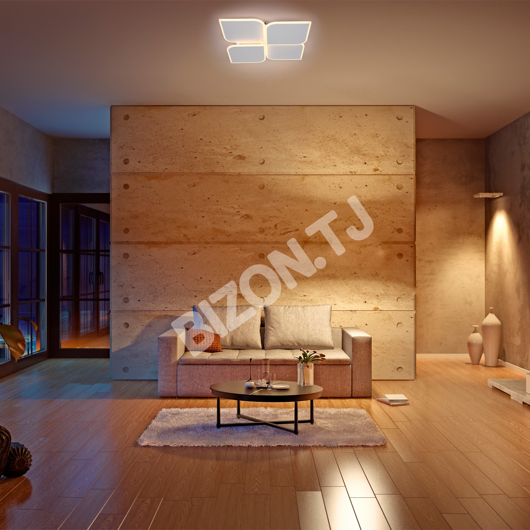 Люстра LED BS0732 500×500 38 Вт 3CCT, 159-18476 7