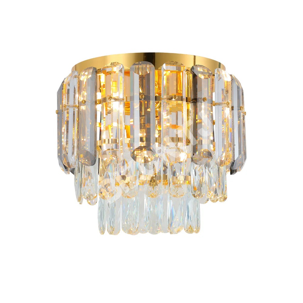 Люстра Crystal 3xE14 золотой 300ммx270мм, 159-18104