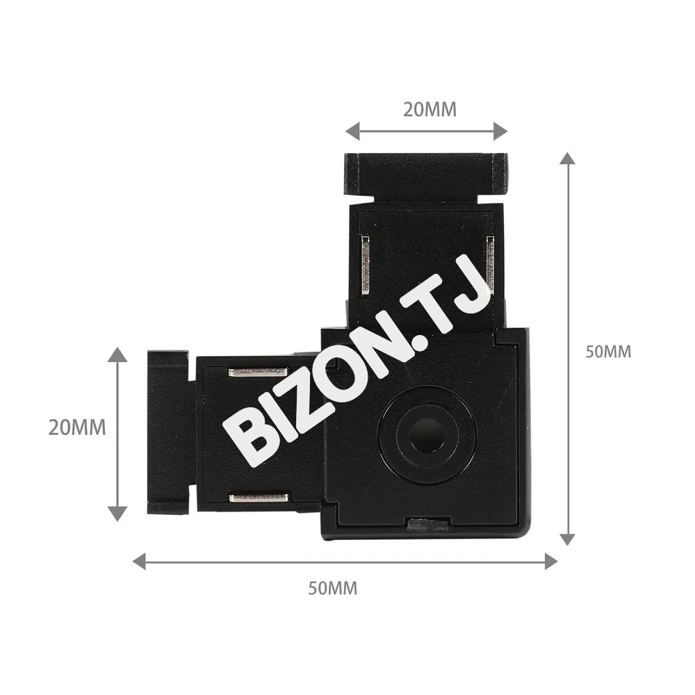 Магнитный SLIM Connector вертикальн. черный трековый (T, 169-03716 12