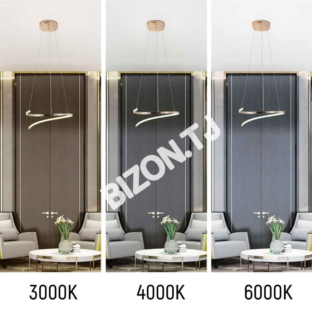 LED MOOD 30 Вт хром 1800 лм 415×415×1500, 154-17270 10