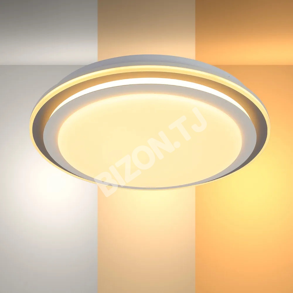 Светильник LED потолочный Светильник STL400 30Wx2 синий D400 6000 К, 165-16003