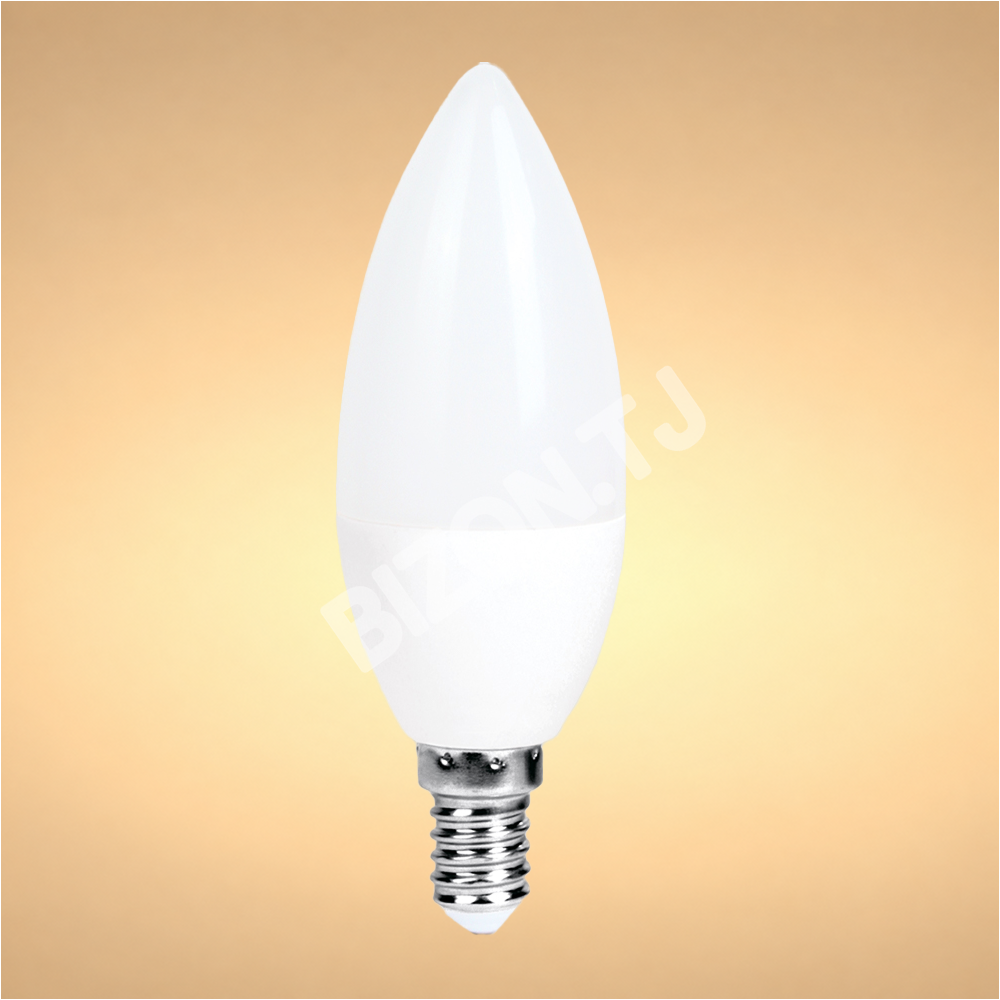 Лампа LED C37 6 Вт 470 лм E14 3000 К (ECOLITE LED)100ш, 527-10270