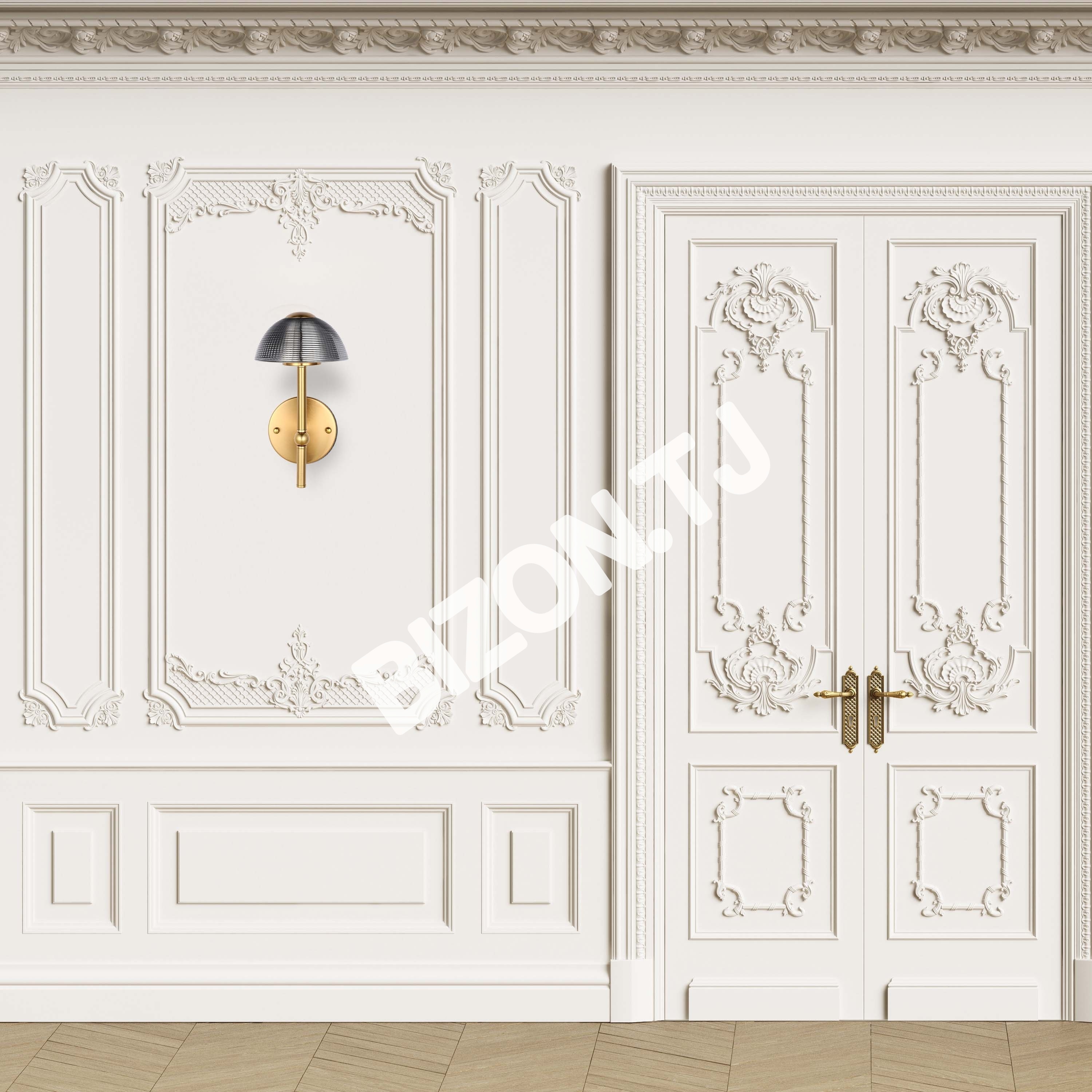 Бронзовый LED настенный светильник 6565-A Amber стекло 5 Вт 3CCT, 151-20118 9
