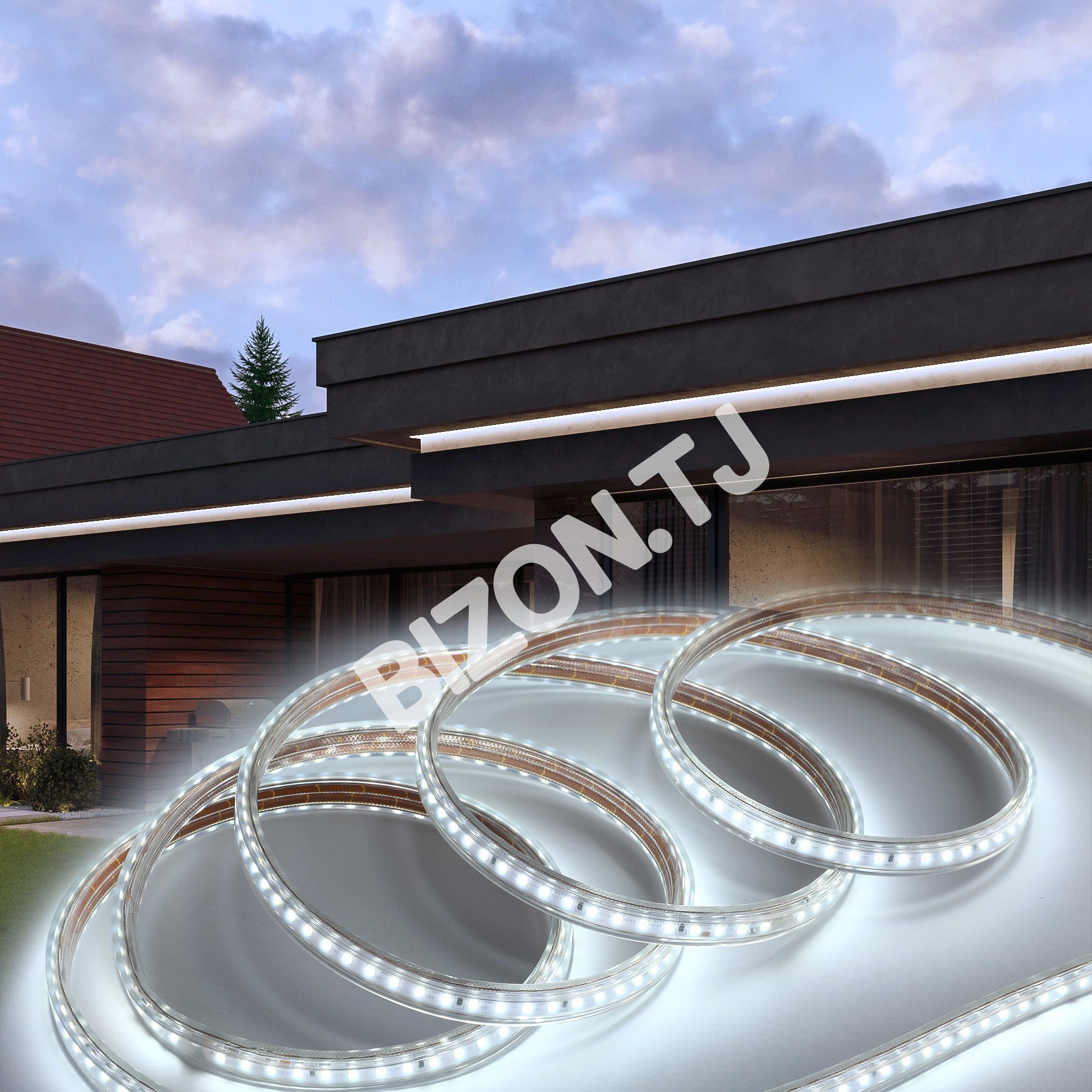 LED lentа 2835-120L 6 Вт 220 В теплый белый 50 м, 582-15271 10