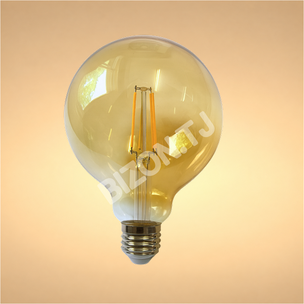LampLED G125 6, 5 Вт E27 AMBER 680 лм 2400 К 85-265TEKL, 527-03432