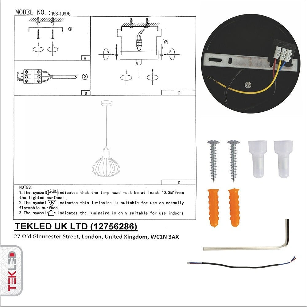 9230-1 AMBER IRON+стекло E27 40 Вт UK, 158-19976 8