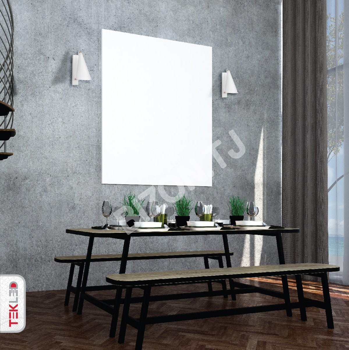 Выключатель Бра Matte черный металл Cone настенный светильник E27 Fitting с Pull Down Switch, 151-19649 15