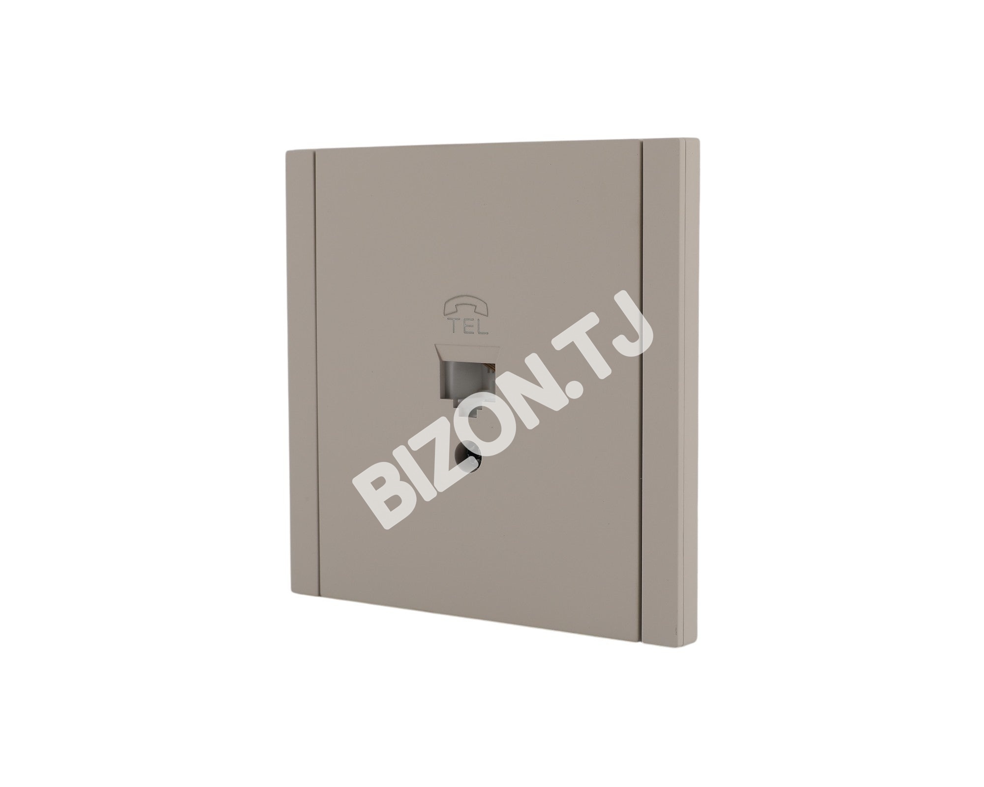Розетка телефон с / у, Мокко, серия NIZMO, ELECTRIC 120 / 10, 283-03624 3