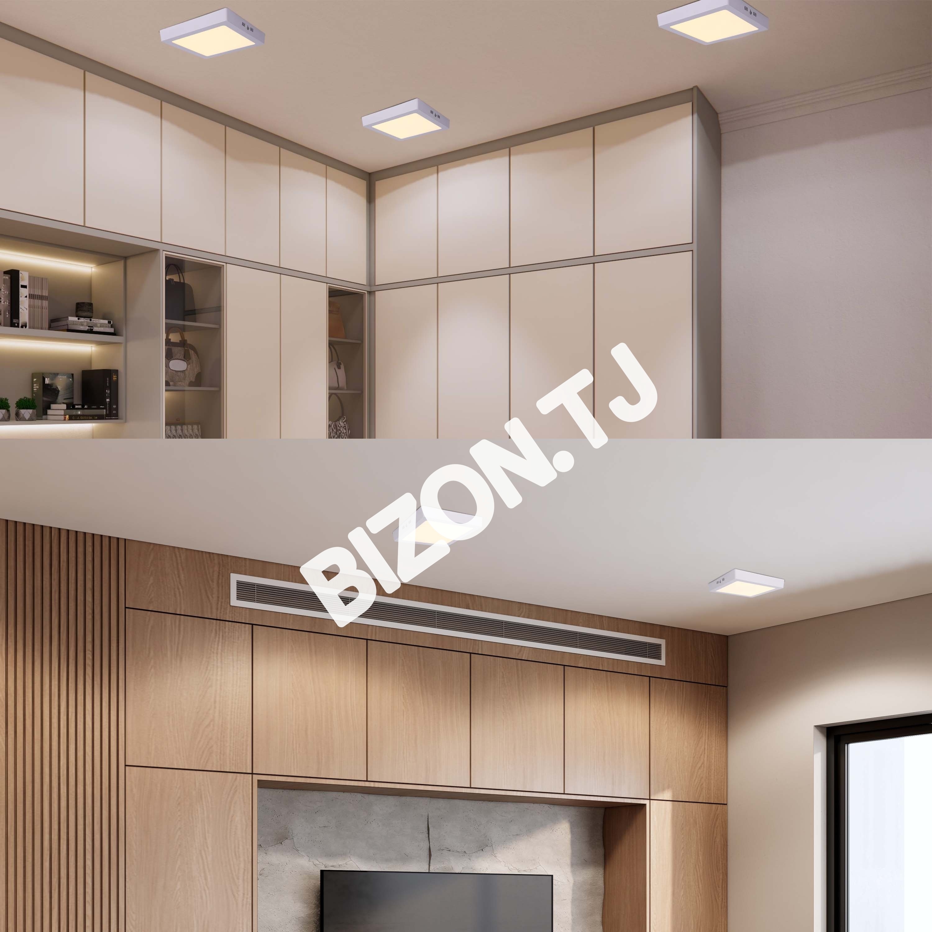 Светильник-панель PL LED KVADRO панель 6 Вт S / U 4000K50, 165-03959 12