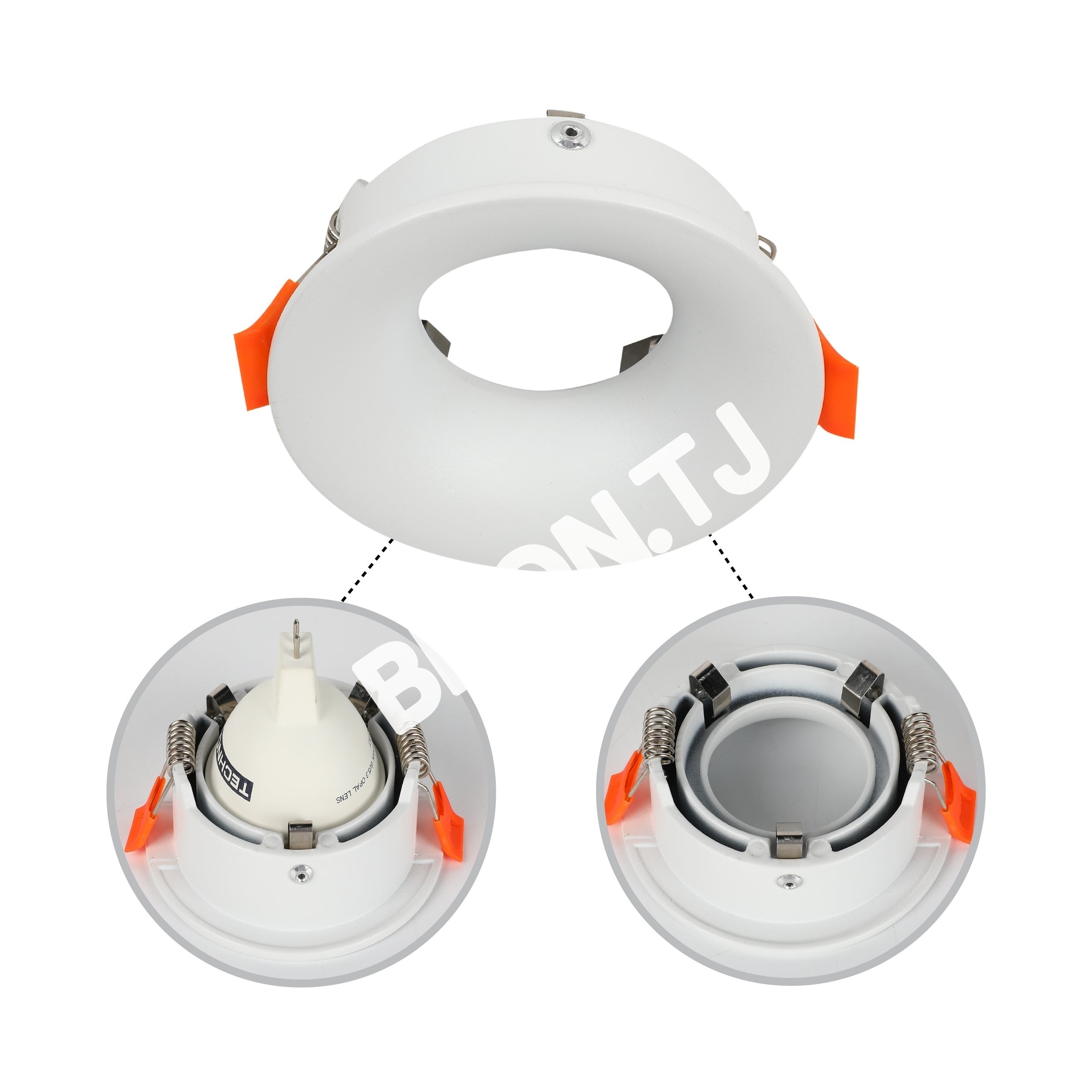 Светильник Low UGR Fixed Aluminium даунлайт GU5.3 WH квадратный IP20, 143-03528 20