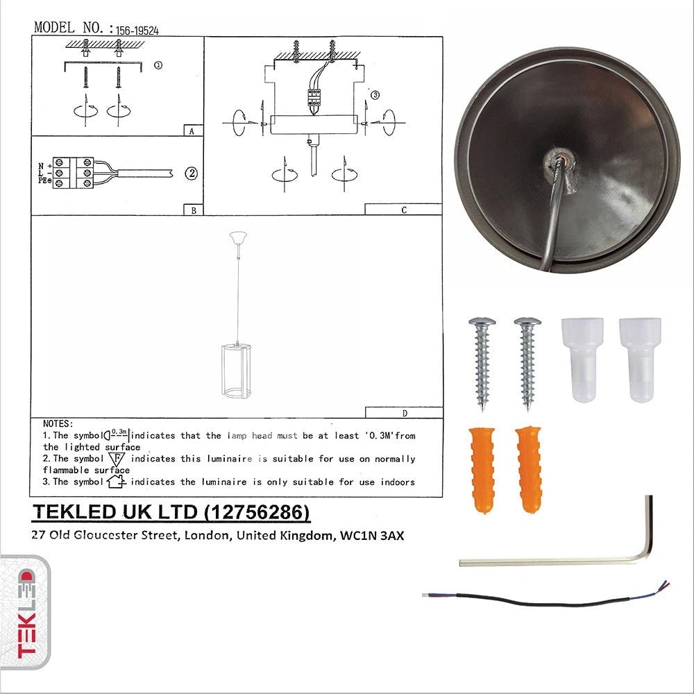 Люстра Chandelier 8675-D1xE27 BK METALIZ, 156-19524 12