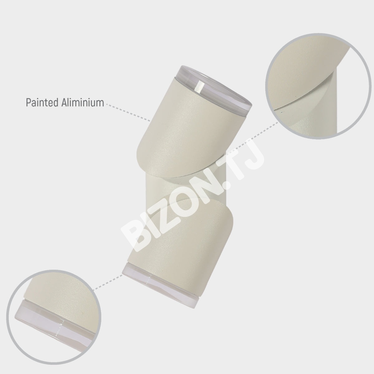 Rotatable Cylinders 2 way уличный LED настенный светильник B, 182-03418 5