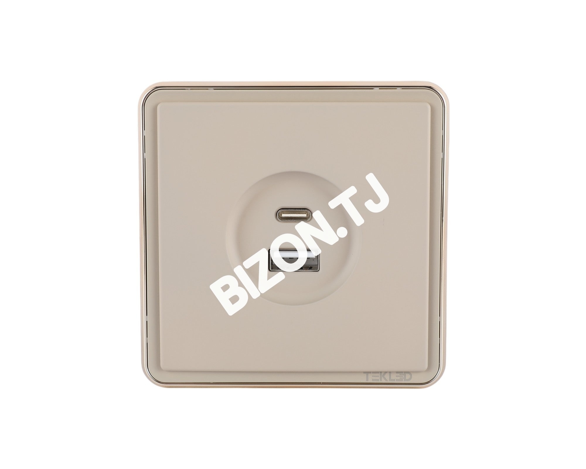 Розетка USB (Тип A+C), с / у, Золото, серия SAKURA, 100 / 10, 282-03388 26