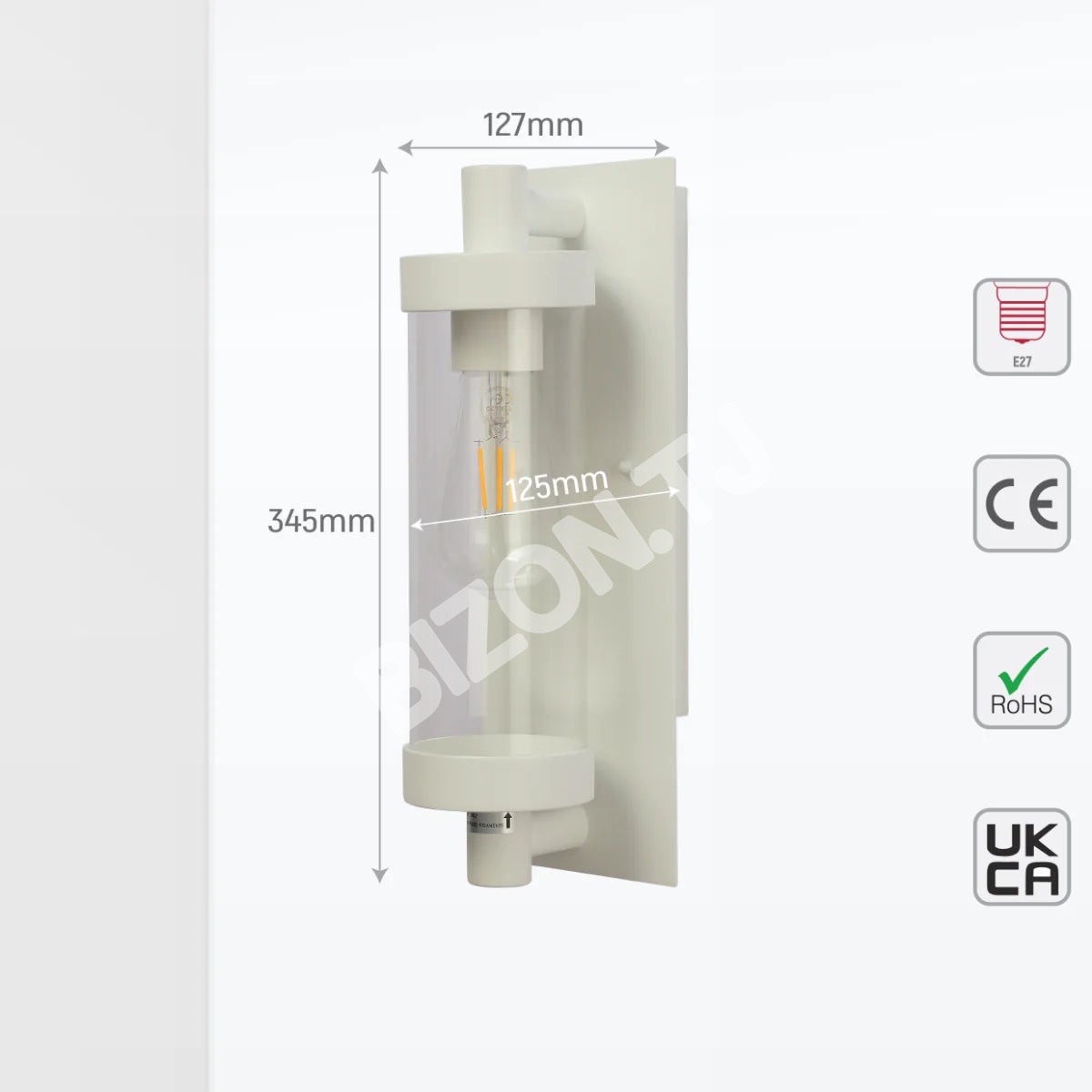 Gyro Lantern Clear Cylinder стекло уличный настенный Lig, 182-03414 4