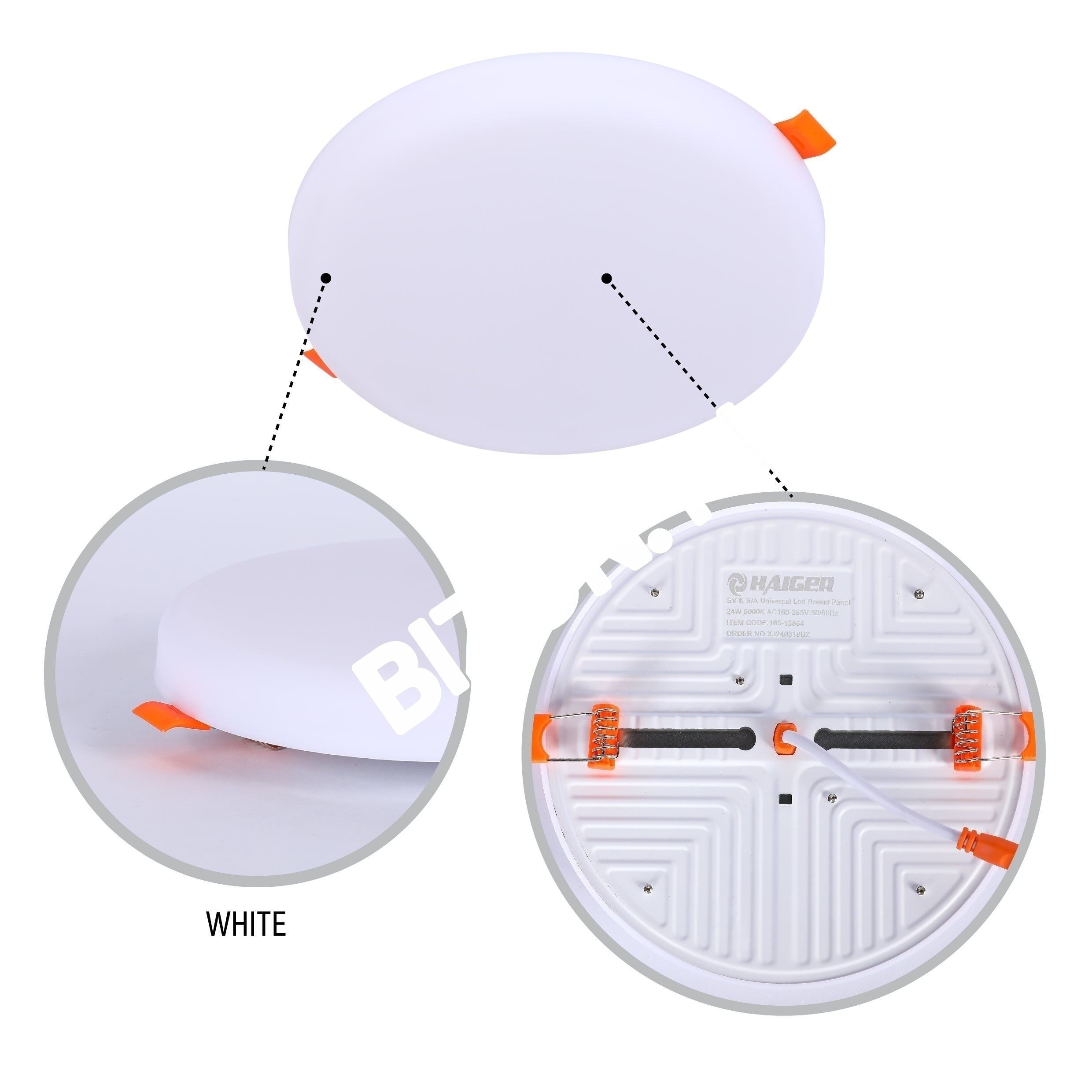 Светильник-панель S / A UNIVERSAL LED круглый панель 18 Вт 6000 К(HG)60, 165-15862 37