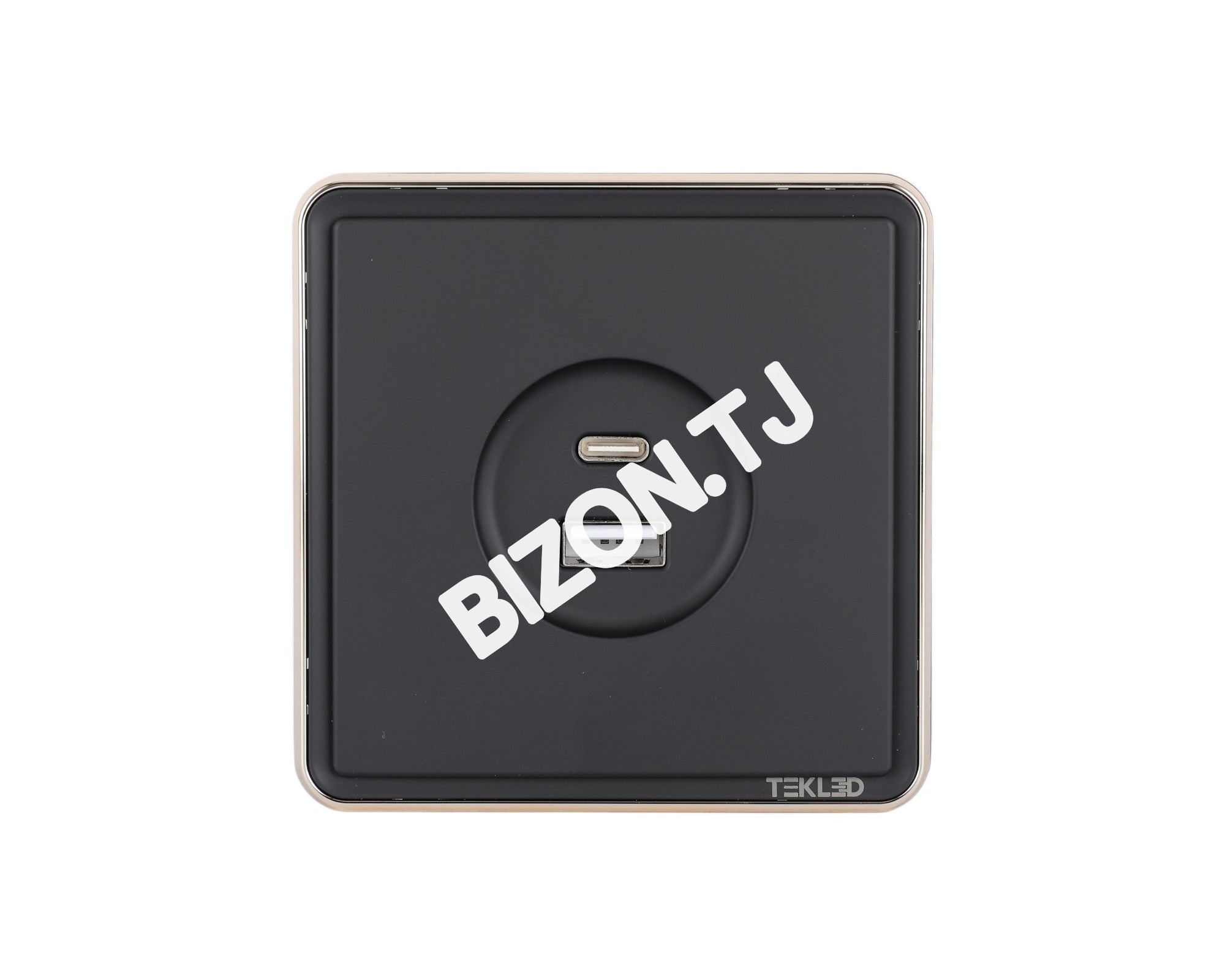 Розетка USB (Тип A+C), с / у, Золото, серия SAKURA, 100 / 10, 282-03388 11