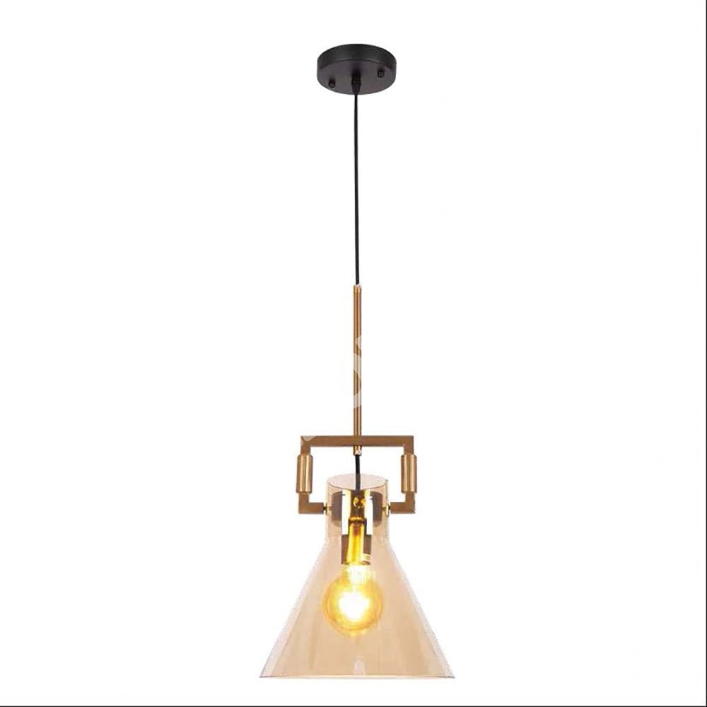 Люстра Chandelier 8658-1A AM E27 AMBER стекло (T, 156-19470 2