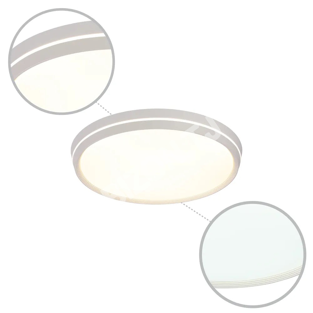 Светильник LED потолочный Светильник EGLO 40Wx2 белый D500 6000 К / 40, 165-16029 6