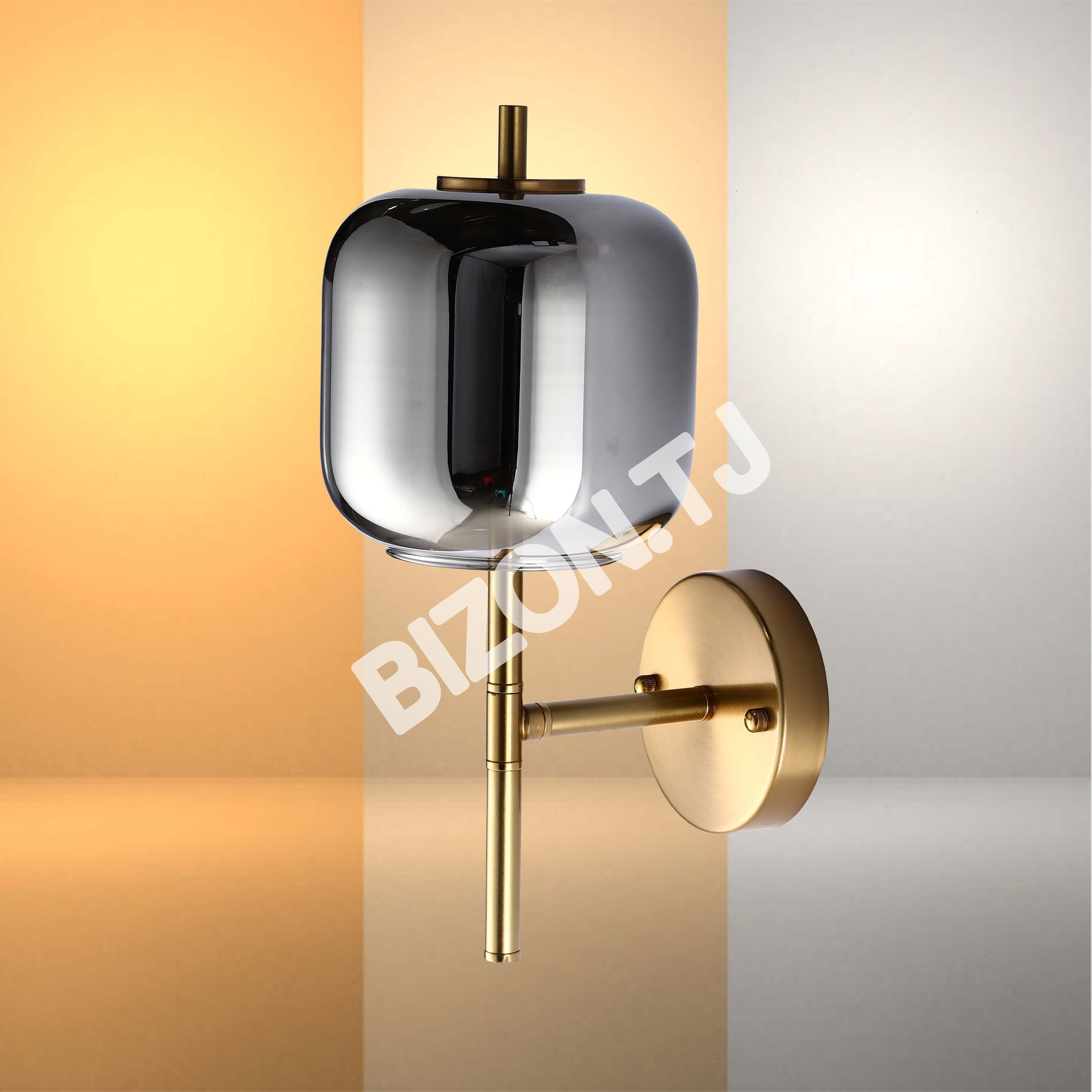 Бронзовый LED настенный светильник 6605-A Amber стекло 5 Вт 3CCT, 151-20108 8