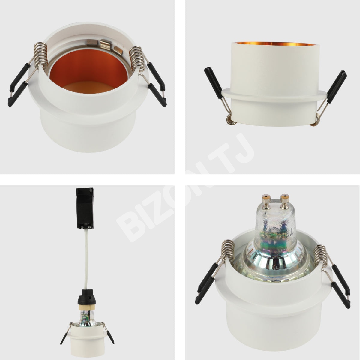 Светильник Aluminium Narrow Beam даунлайт Spotlight черный and золотой, 143-04040 15
