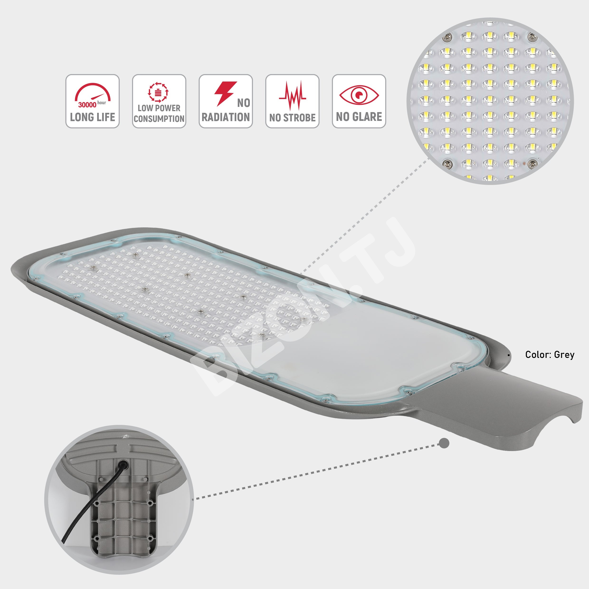 Светильник RKU LED FYY-2 100 Вт серый 6000 К 165-265 В (HAI, 240-15328 11