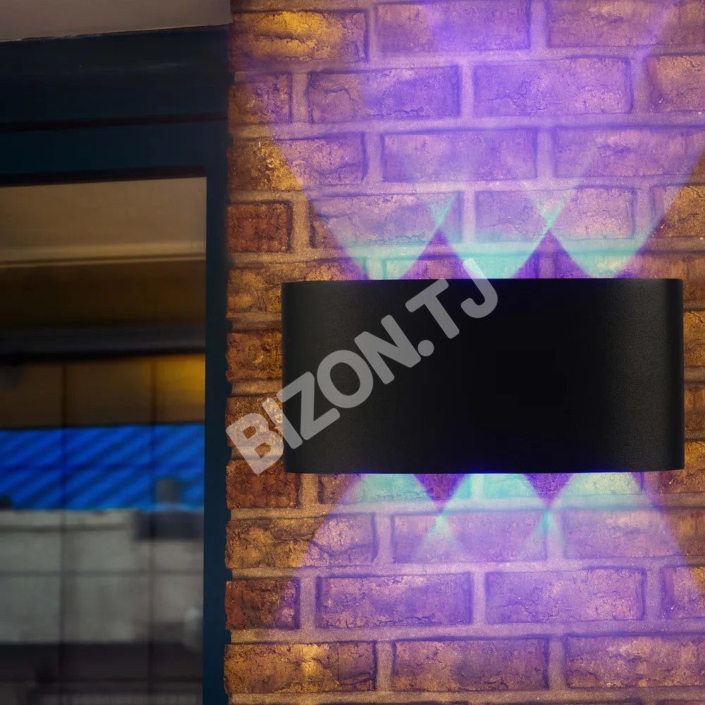 Светильник B2327 6×3 Вт черный RGB, 182-03316 3