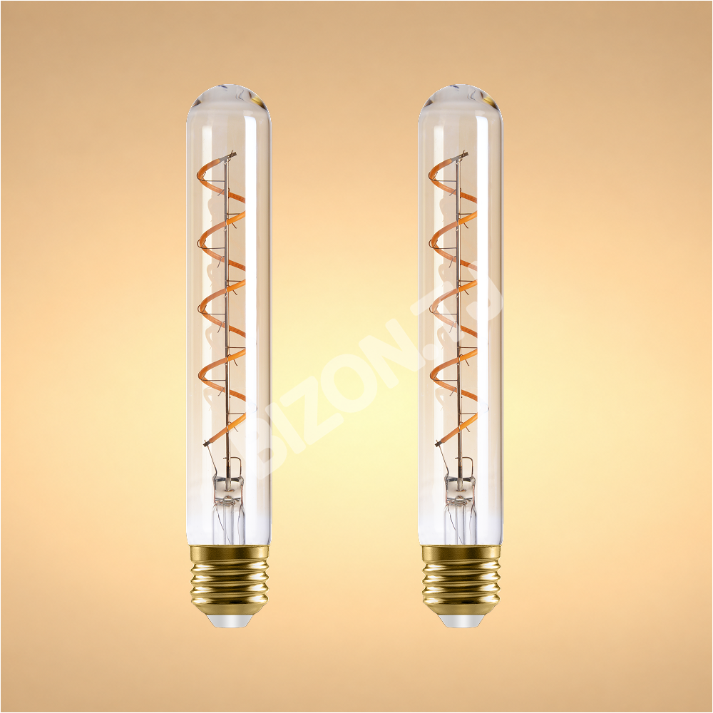 LampLED T30 4 Вт E27 AMBER 240 лм 2400 К 85-265 В 185 мм, 527-03456