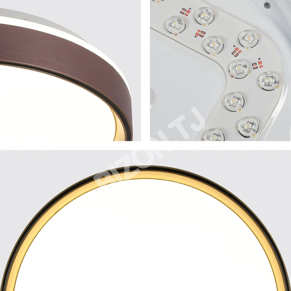 Светильник LED потолочный Светильник LUCE-400 30Wx2 фиолетовый золотой D4, 165-16012 7