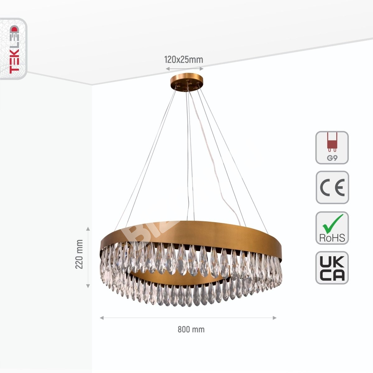 Светильник Faceted Long Pear Crystal золотой металл Island Chandelier потолочный светильник L1100 с 12xG9, 156-19574 6