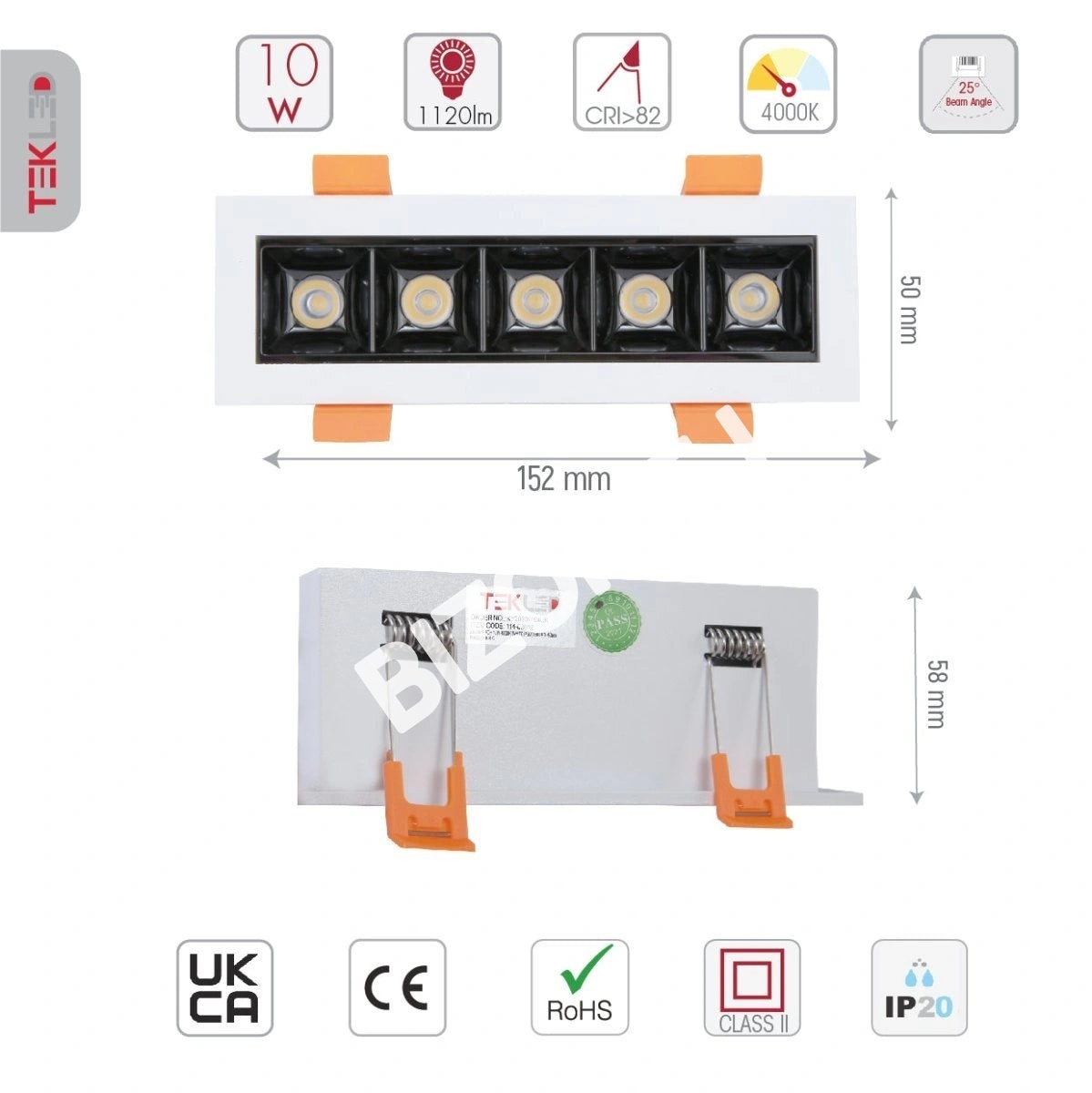 Светильник LED MIRACH 10 Вт 4000 К белый, 114-03012 5
