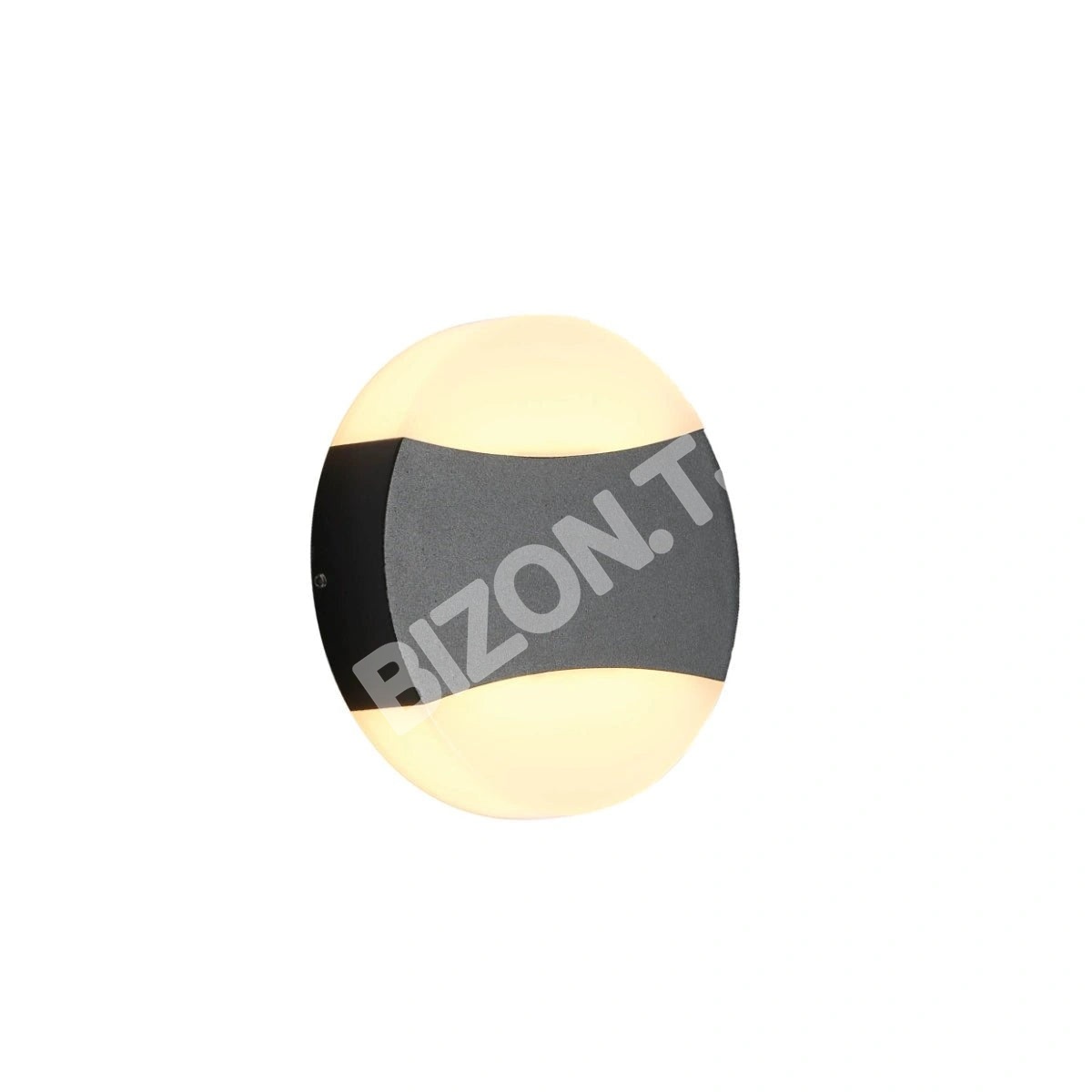 Черный опал круглый Up Down уличный современный LED настенный L, 182-03378 2
