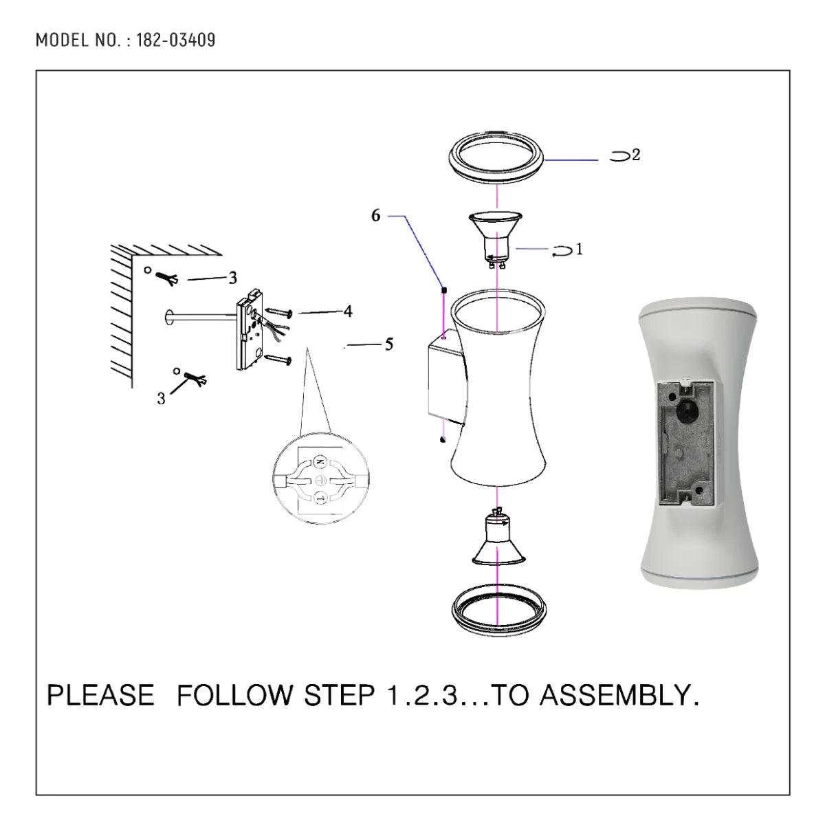 Hourglass Up Down Aluminium уличный настенный светильник FG, 182-03410 16