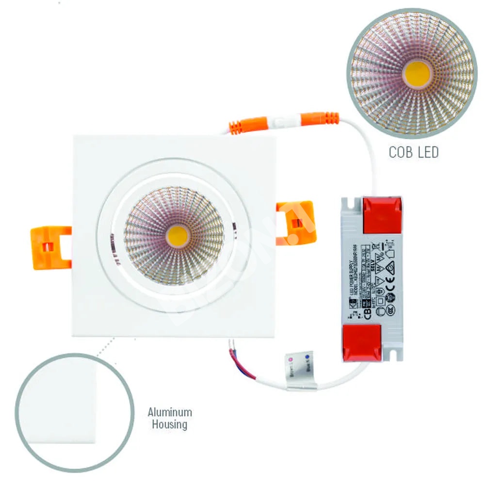 Светильник LED OC001A 1×5 Вт 3000 К белый 100-265 50, 165-033212 6