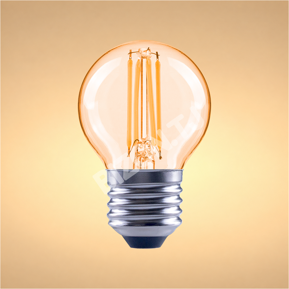LampLED G45 4 Вт E27 AMBER 410 лм 2400 К 85-265 В, 527-03100