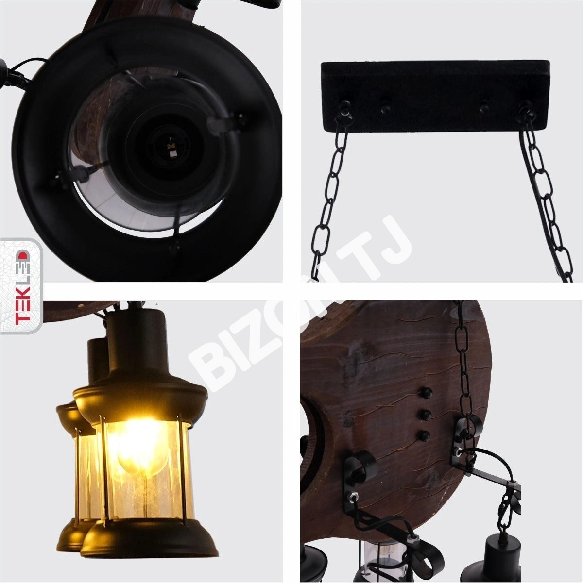 Люстра Old дерево Guitar 6 Lamps island потолочный Chandelier светильник с E27, 158-17872 24