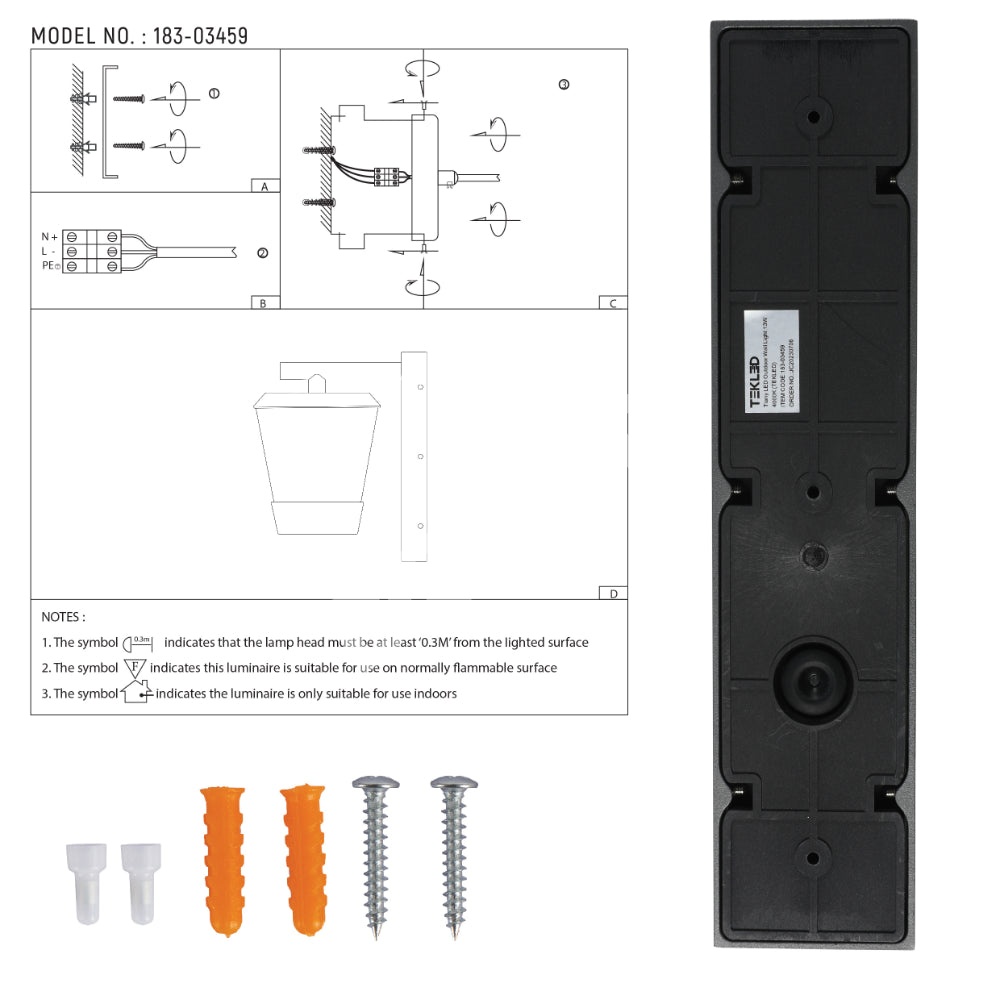 Cвет-к LED Tiany 13 Вт 4000 К датчик, 183-03460 16