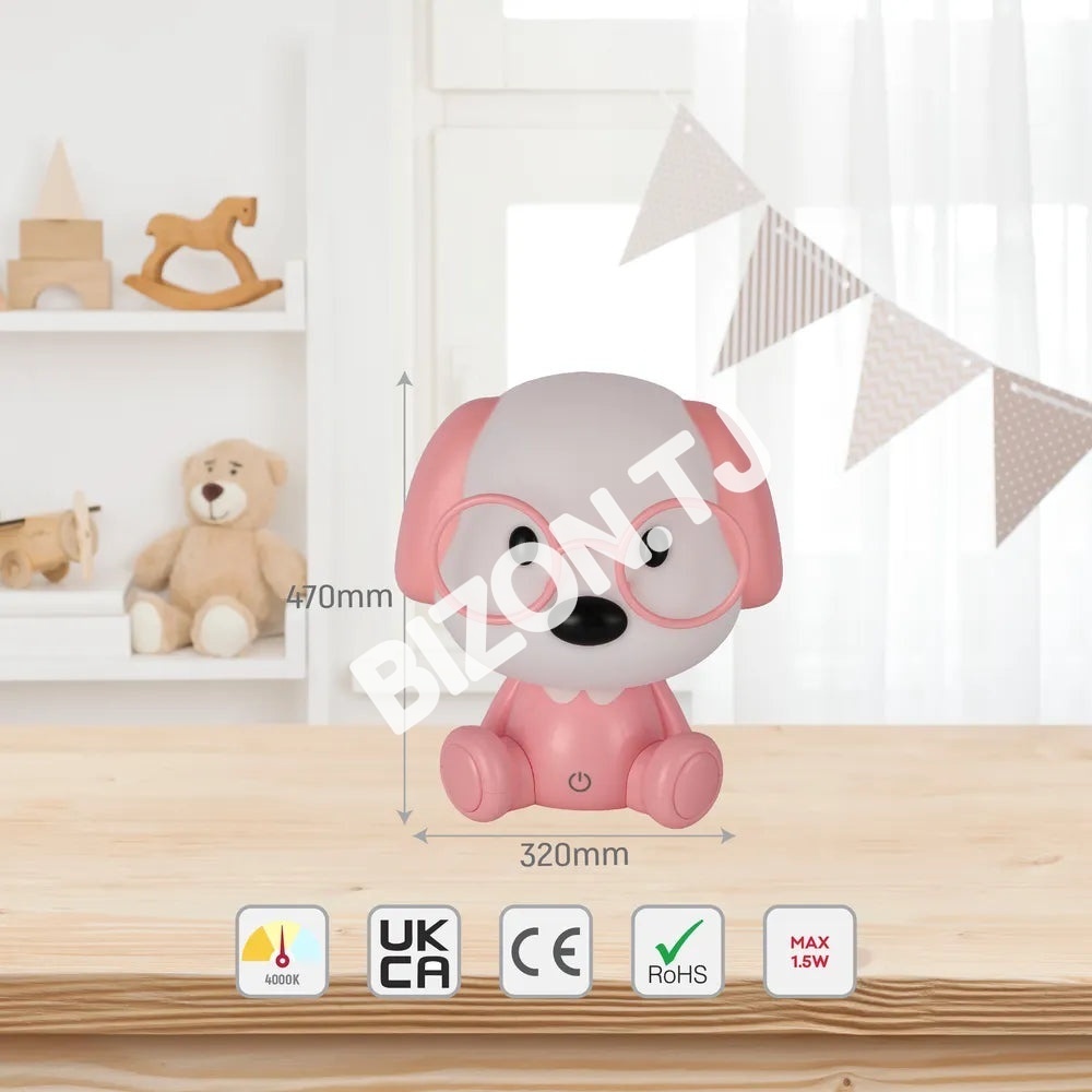 Лампа синий USB Touch Control LED Bunny Rabbit лампа 3 Вт 4000 К, 130-03780 16