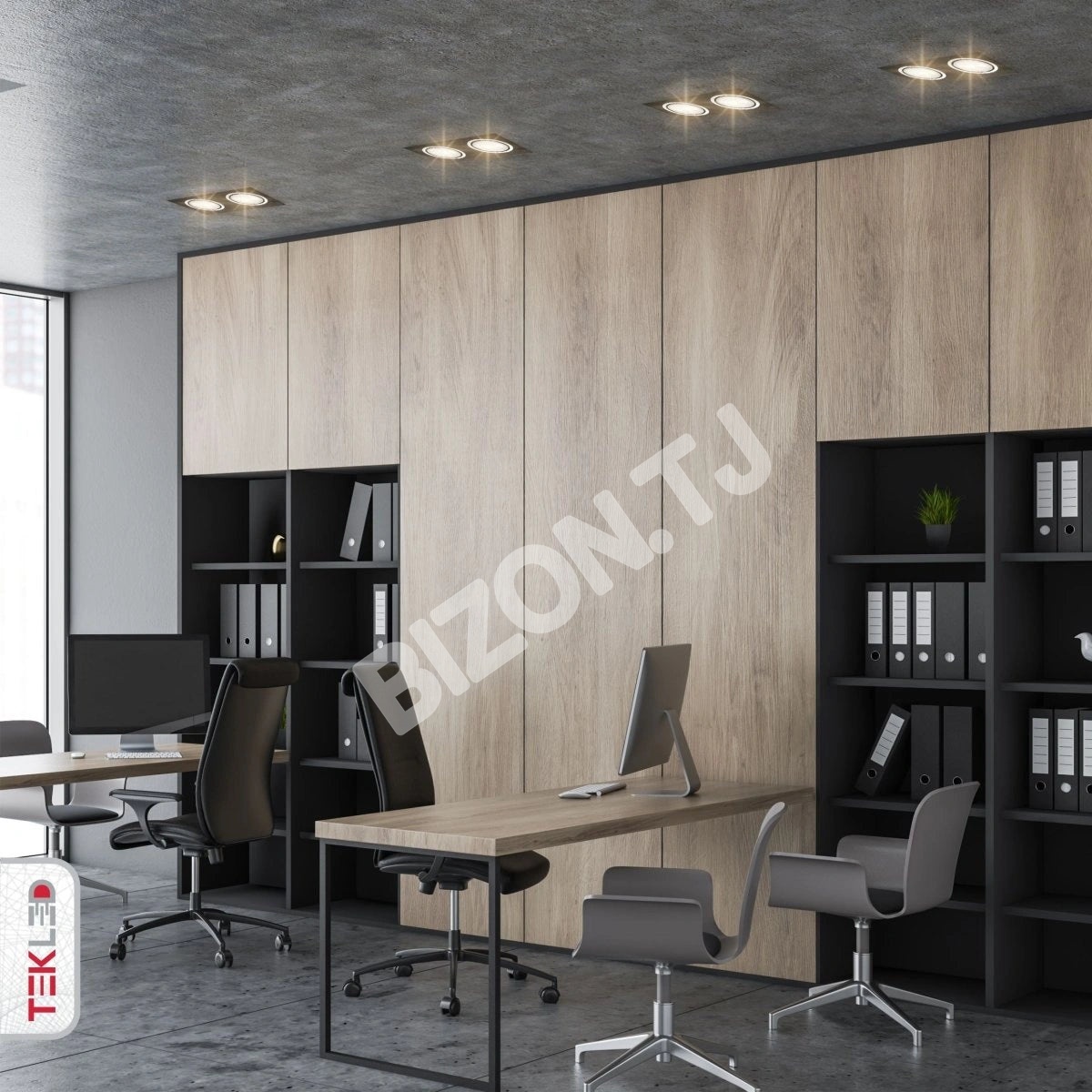Светильник LED OC003B 2×5 Вт 3000 К черный UK IP20 3, 165-0332791 20