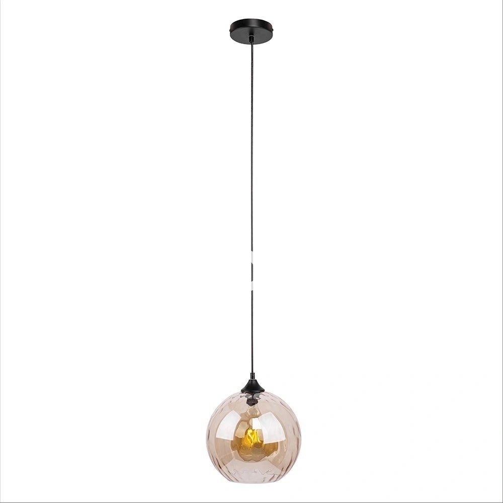 Люстра Chandelier MD70548B-1xE27 D300 AMBER золотой, 158-19668