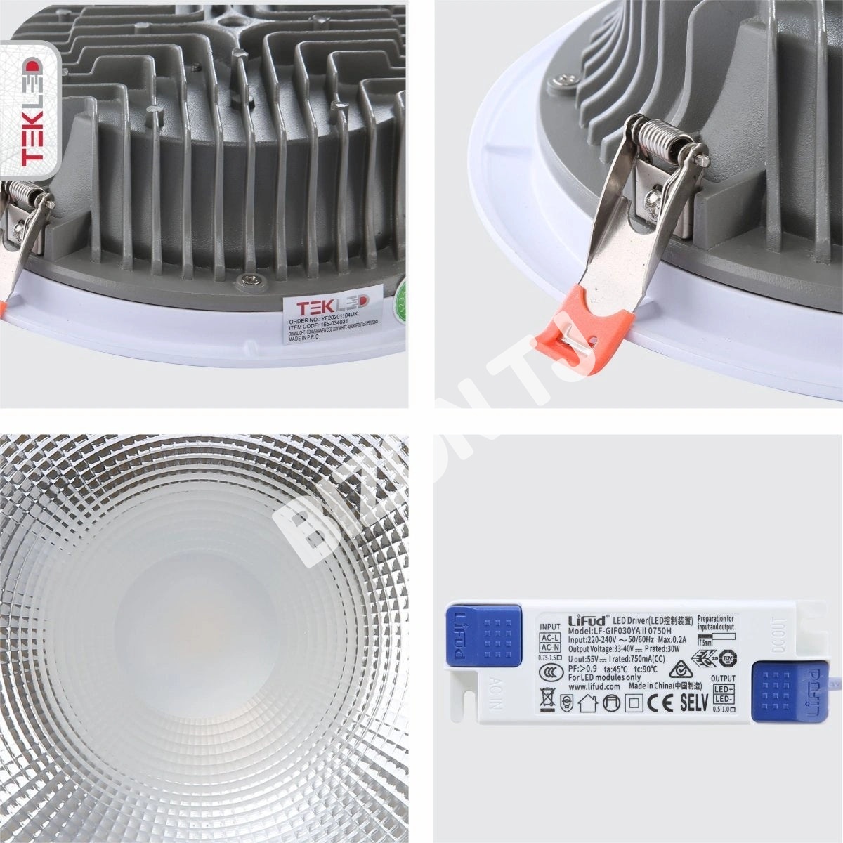 Светильник даунлайт LED AVENA новинка COB 20 Вт белый 4000 К, 165-034011 19