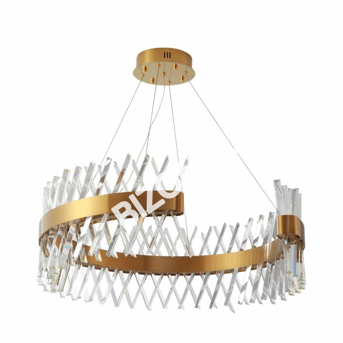 Люстра SY6026-D600 60 Вт 3000-6000 К CRYSTAL+B.BRONZ, 158-19844 5