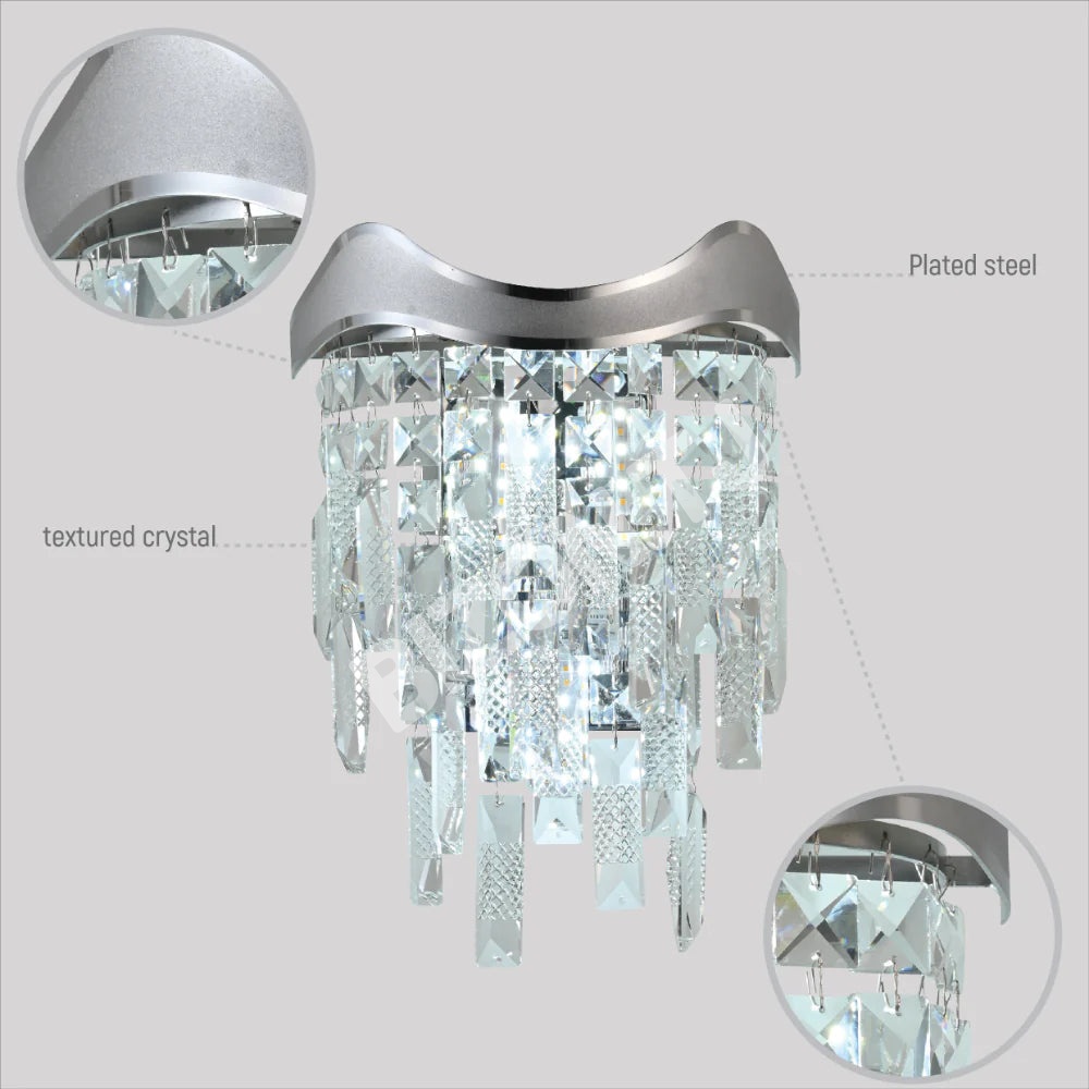Бра Crystal 3xE14 золотой 250 мм*H330 мм, 151-19956 23