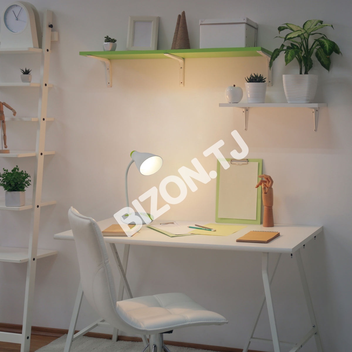 Лампа Gooseneck E27 Desk лампа синий 7 Вт 3000 К / 4000 К / 6000 К, 130-03758 10