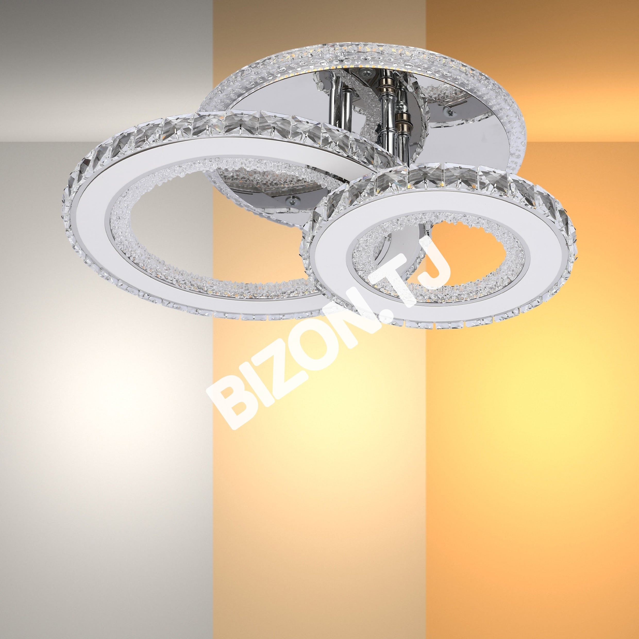 Люстра LED BS0717 63 Вт хром 3CCT, 159-18458 8