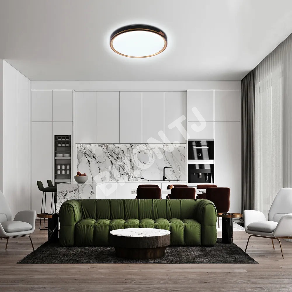Светильник LED потолочный Светильник EGLO 40Wx2 медь D500 6000 К / 4, 165-16034 2