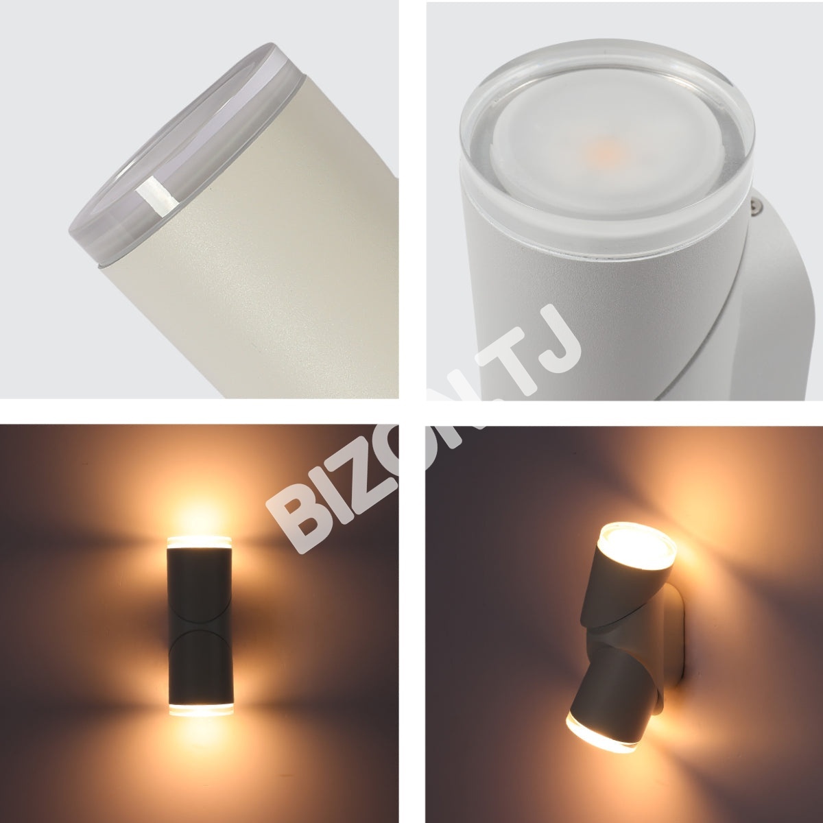 Rotatable Cylinders 2 way уличный LED настенный светильник B, 182-03418 6