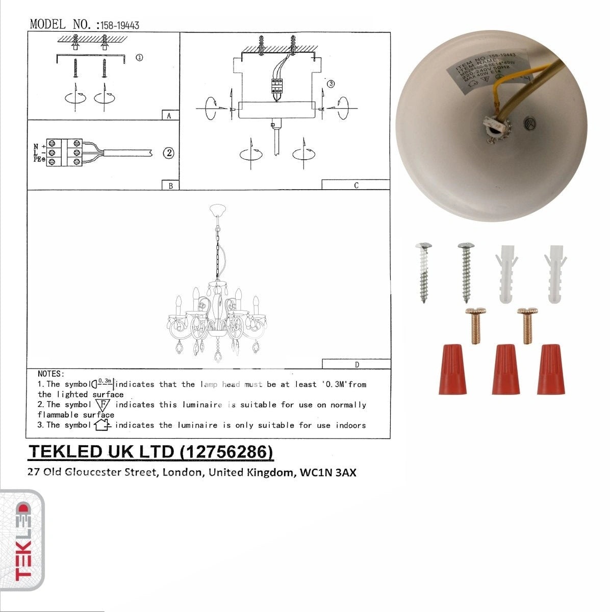 Люстра Amber Crystal золотой and белый металл 12 Arm потолочный Chandelier светильник с E14, 158-19445 16