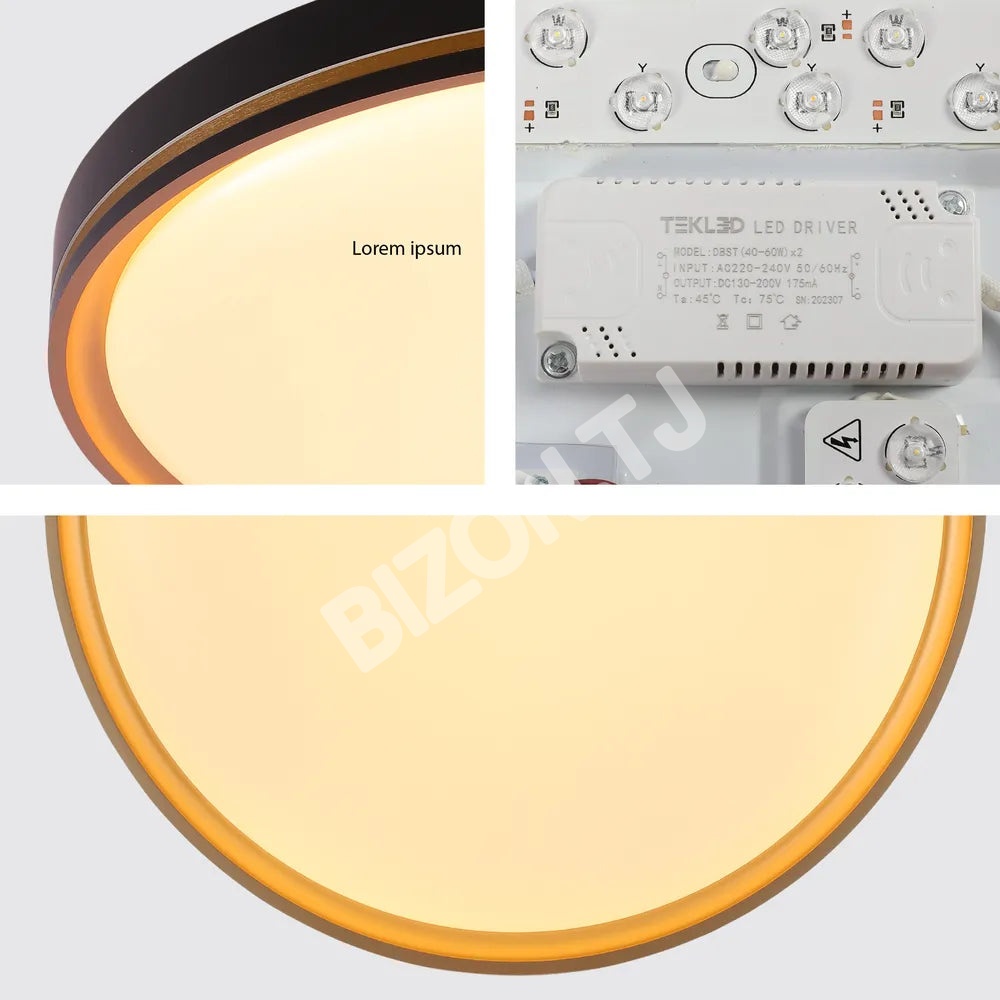 Светильник LED потолочный Светильник EGLO 40Wx2 медь D500 6000 К / 4, 165-16034 7
