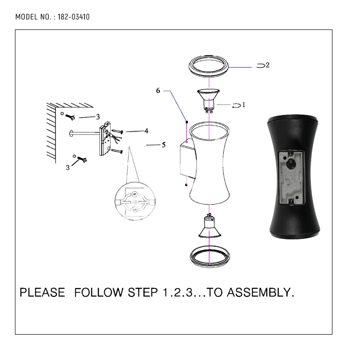 Hourglass Up Down Aluminium уличный настенный светильник FG, 182-03410 7