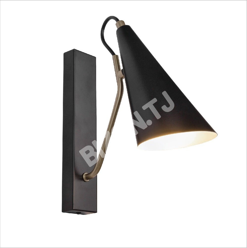 Выключатель Бра Matte черный металл Cone настенный светильник E27 Fitting с Pull Down Switch, 151-19649 10